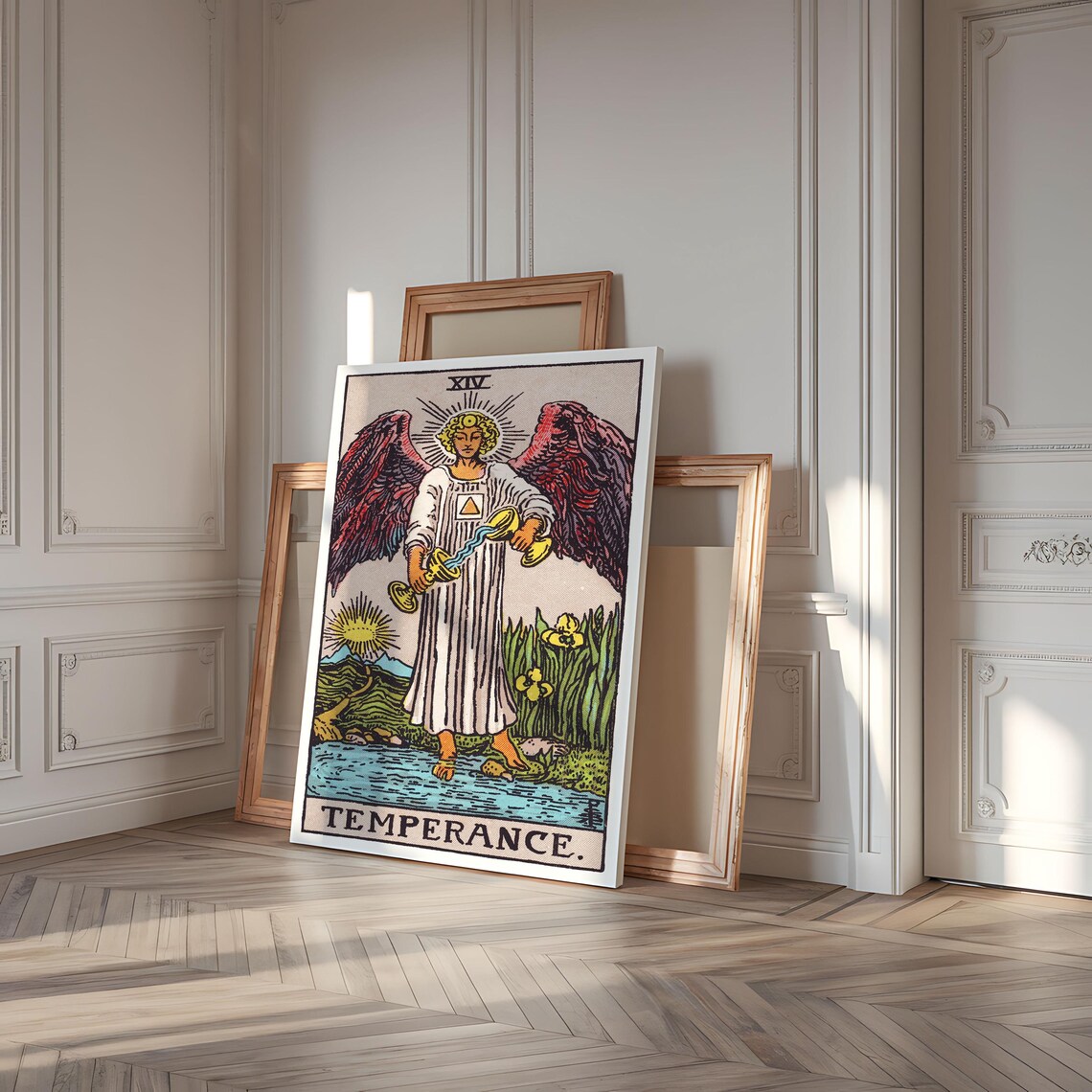 Tarot Cards Rider Waite, Temperance Mystical Art Print - Image 5