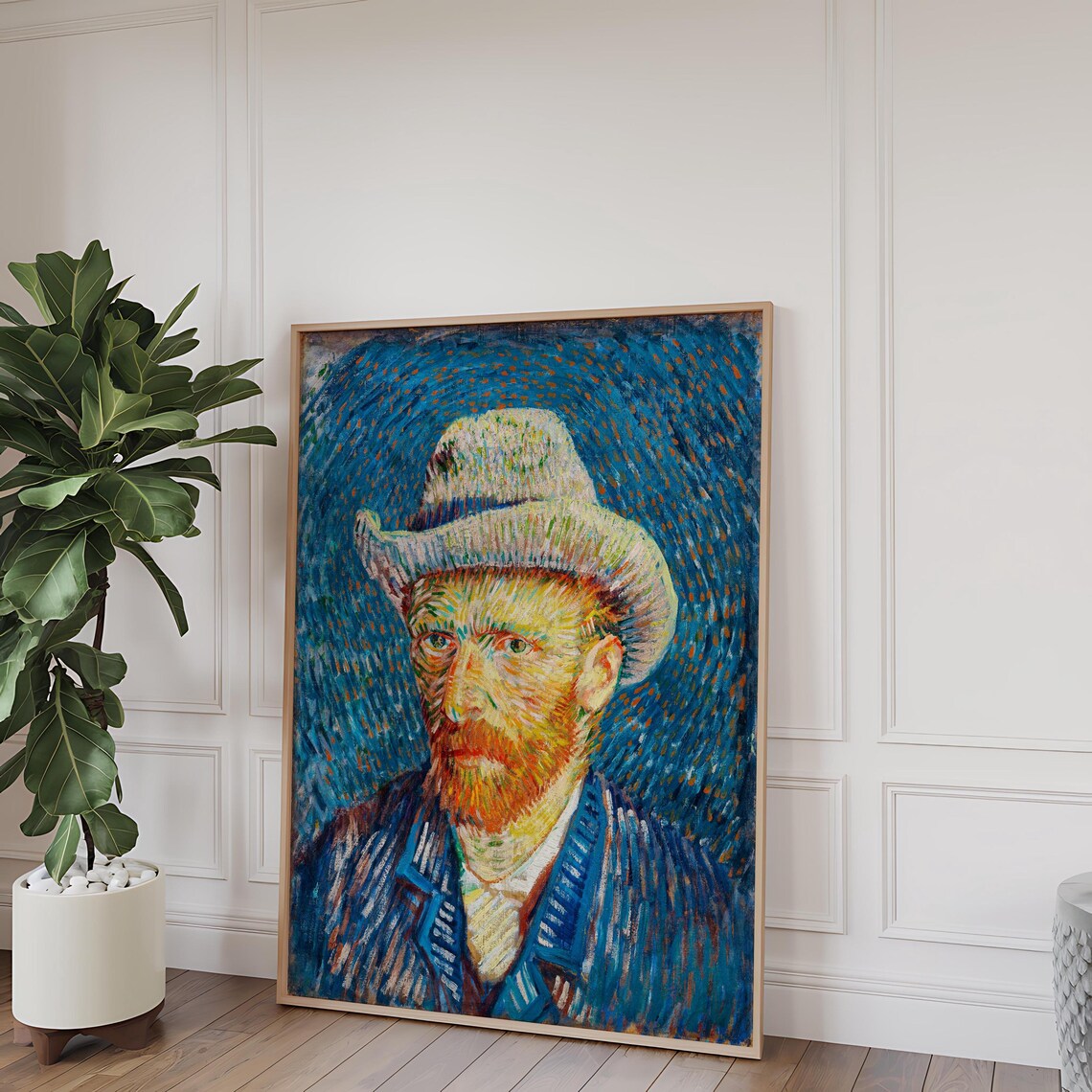 Van Gogh Self Portrait With Grey Felt Hat - Image 2
