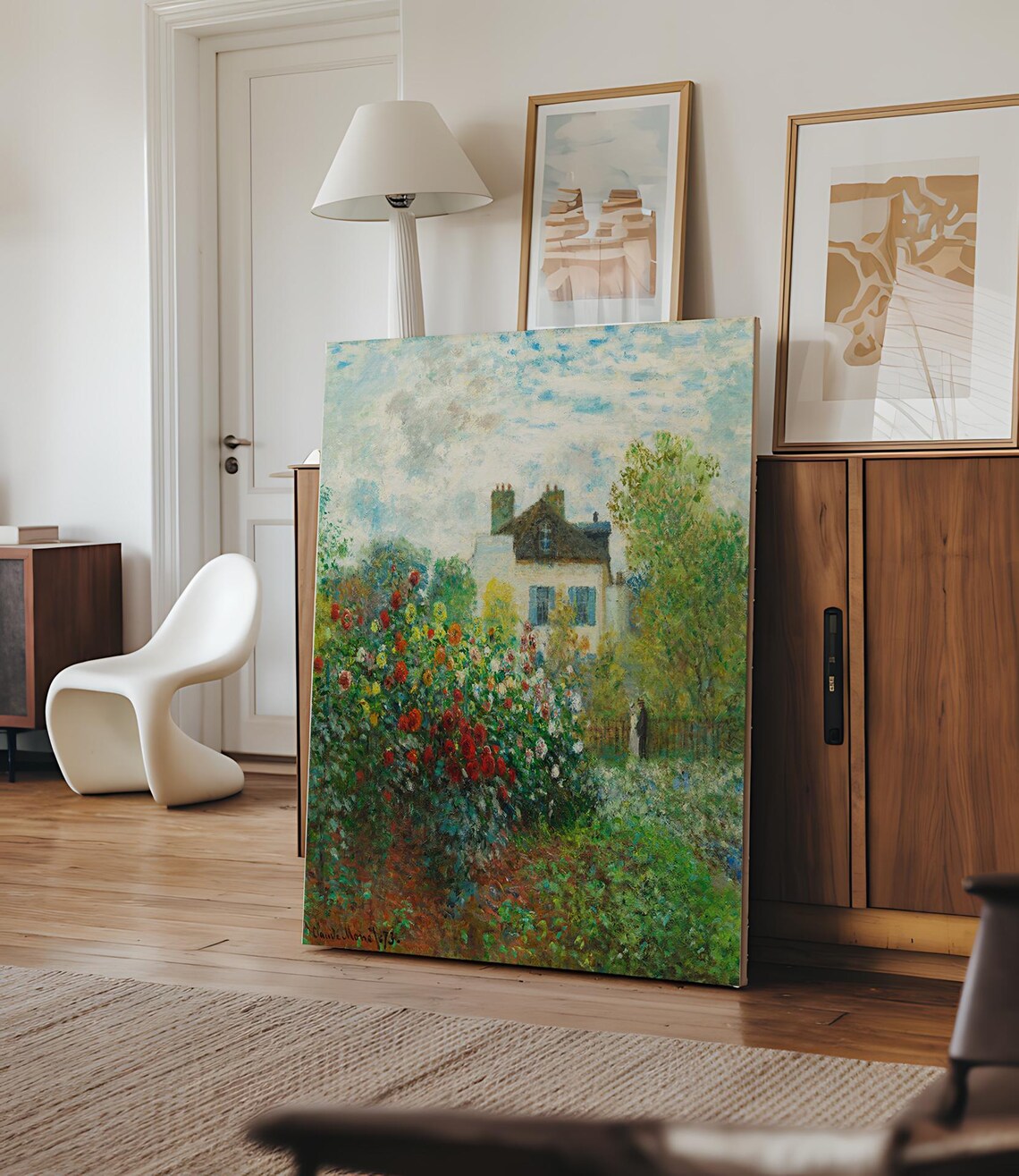 Garden At Argenteuil - Monet Impressionist Print - Image 4