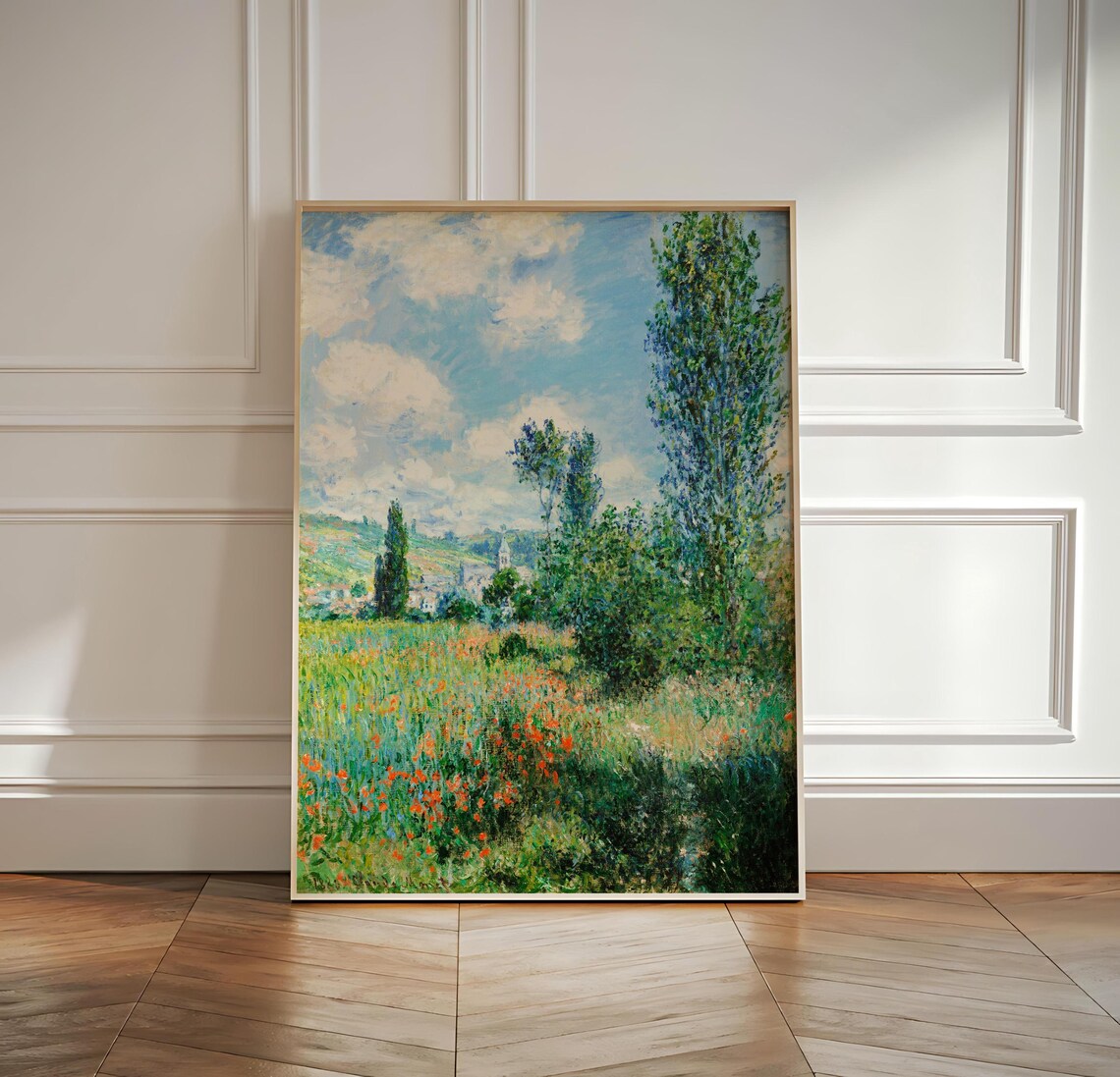 Claude Monet Impressionist Countryside Landscape Art Print