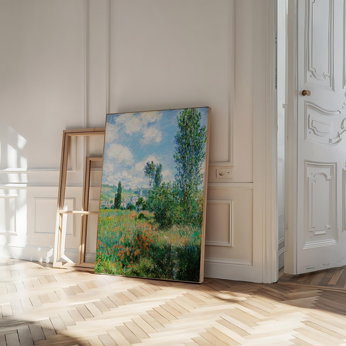 Claude Monet Impressionist Countryside Landscape Art Print - Image 4