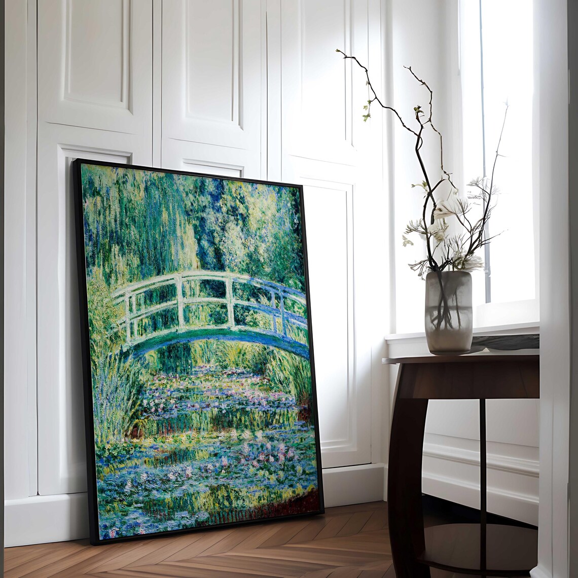 Claude Monet Impressionist Landscape, Vintage French Art Print - Image 4