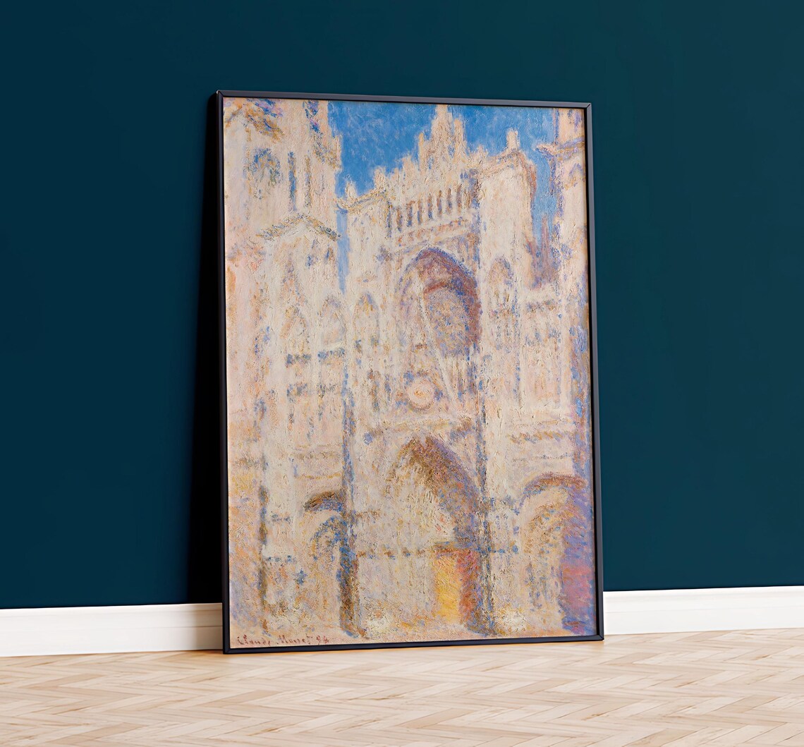 Claude Monet, Vintage French Landmark Art Print - Image 3