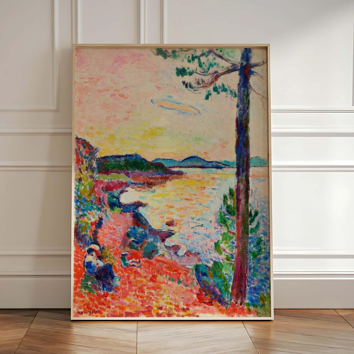 Henri Matisse Coastal Seascape, Mediterranean Landscape Art