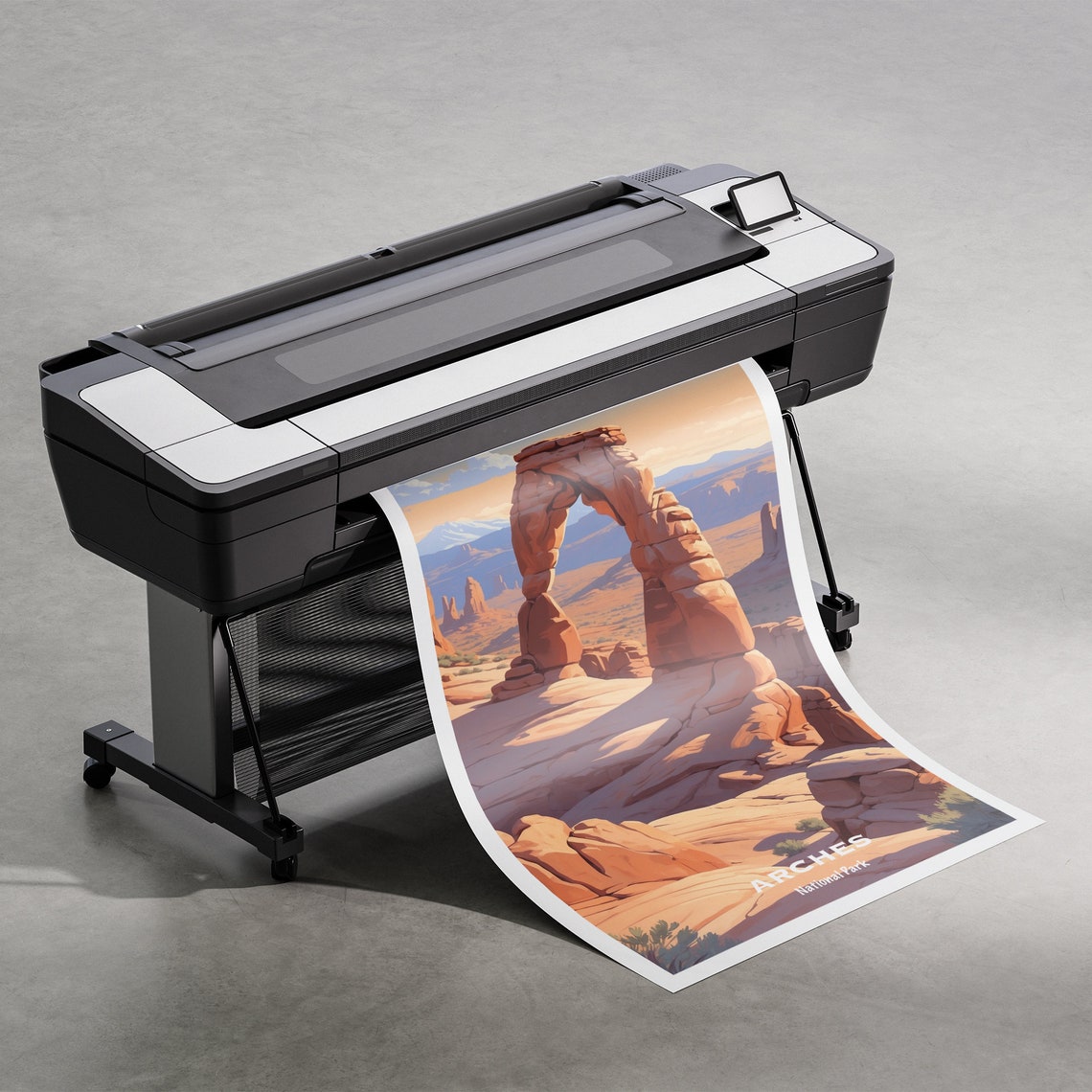 Arches National Park Delicate Arch Sandstone Vista Rock Poster - Image 2