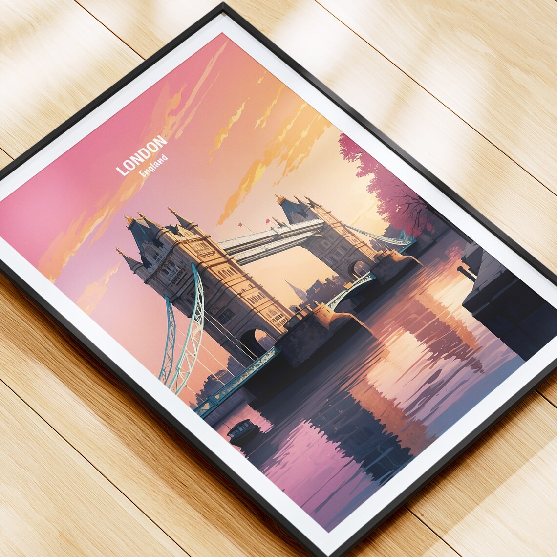 London England Travel Poster London Print London Art Wall Decor Gift For Travelers City Lovers Home Decoration - Image 4