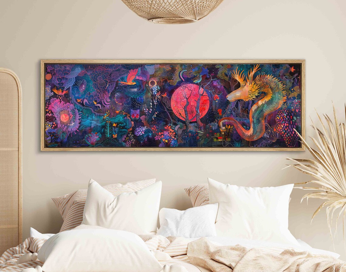 Surreal Moody Gothic Panoramic Landscape Art Print - Image 2