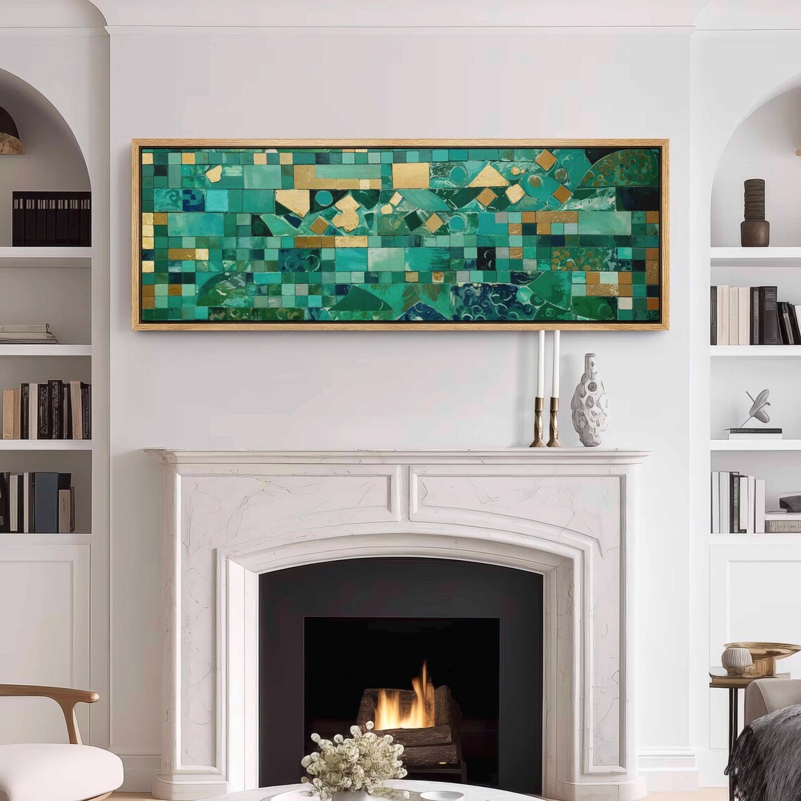 Mid-Century Cubist Modern Art Print, Boho Decor - Image 3