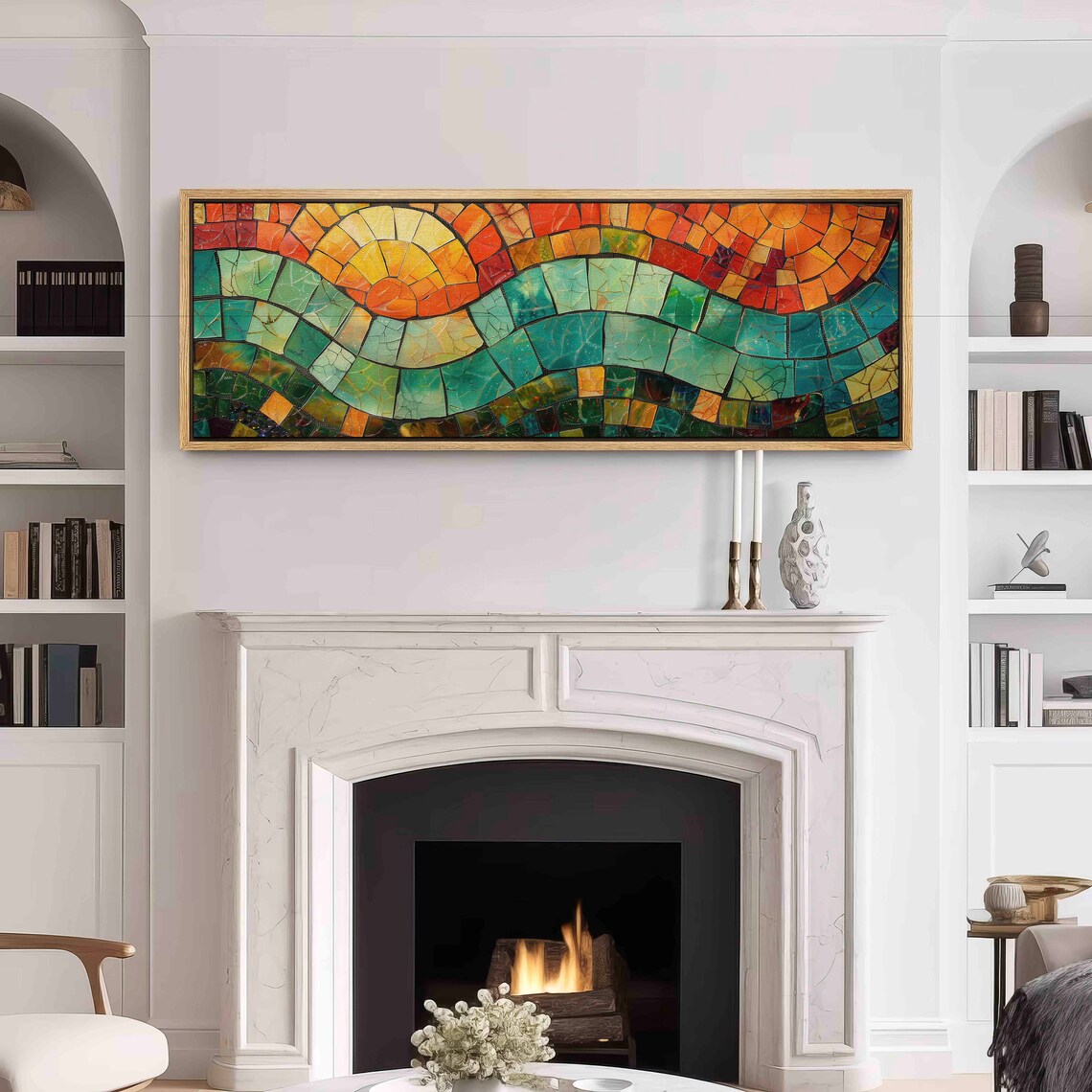 Mid Century Modern Wall Art Print, Boho Decor - Image 3