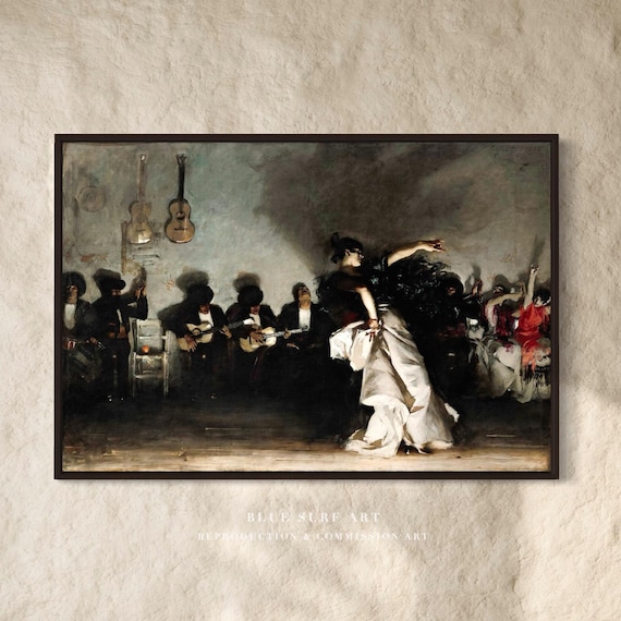 John Singer Sargent El Jaleo Flamenco Dancer Dark Stage Poster