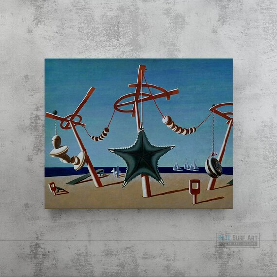Edward Wadsworth Starfish Beach Surreal Seaside Abstract Art Poster