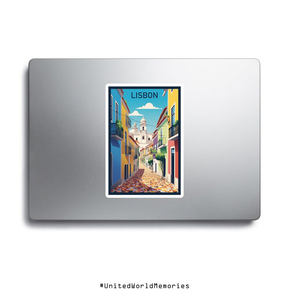 Lisbon Alfama District Poster Lisbon Travel Poster Portugal Poster Lisbon Wall Art Lisbon Gifts Lisbon Portugal Poster Lisbon Print - Image 2