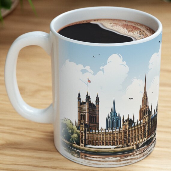 London Houses of Parliament Westminster Skyline City Art Poster