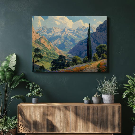 Argentina Canvas Wall Art Colorful And Grey Landscape Large For Living Room Vibrant Artwork Modern Home Decor Argentinian Style