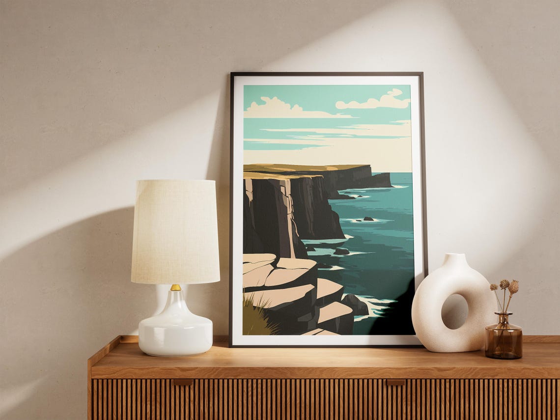 Mistaken Point Newfoundland Poster Canada Ocean Cliffs Landscape - Image 4