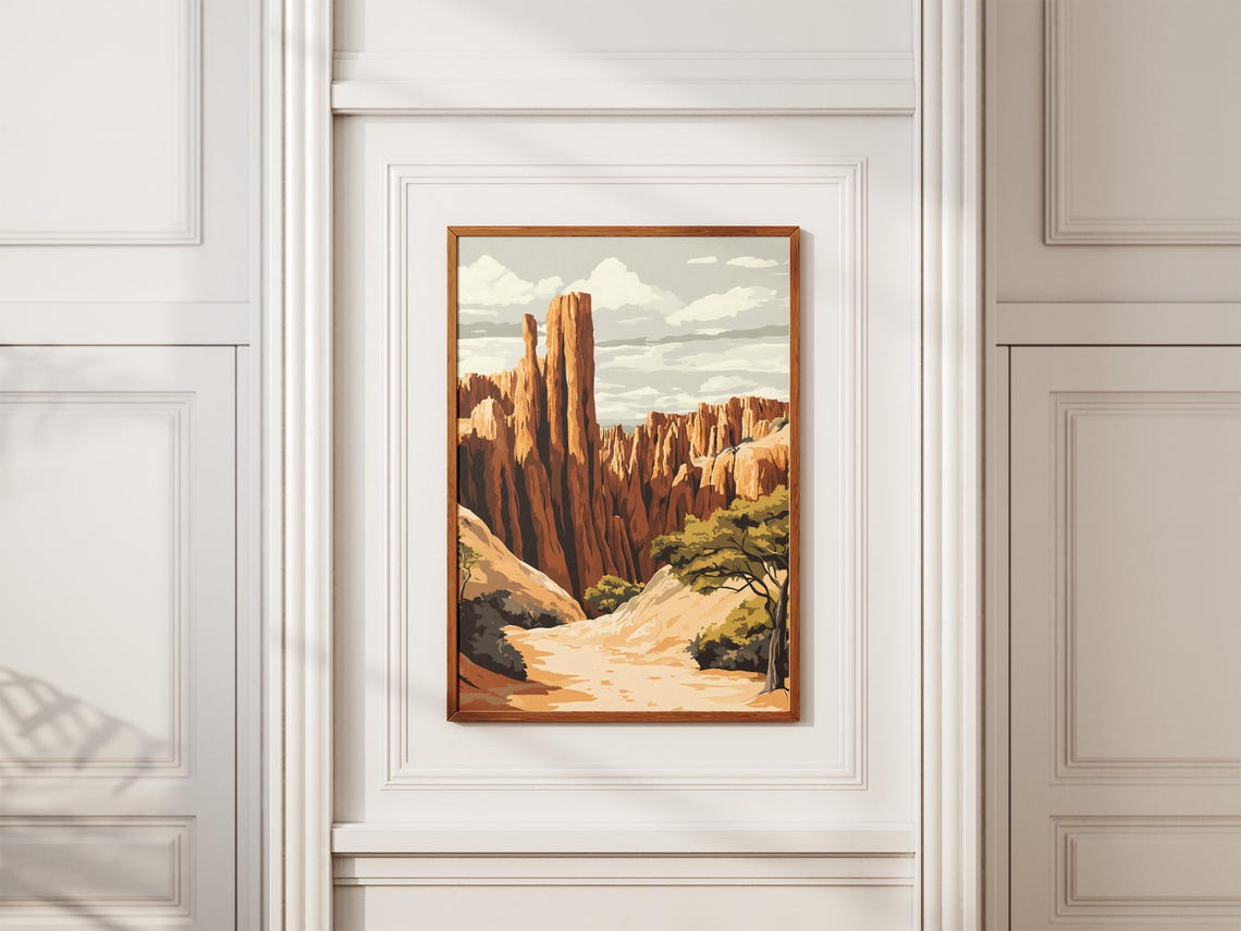 Tsingy de Bemaraha Madagascar Limestone Spires Stone Forest Poster - Image 2
