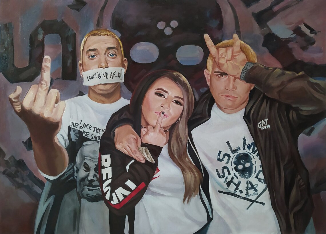Realistic Oil Portraits, Expressive Techniques Art Print - Image 2