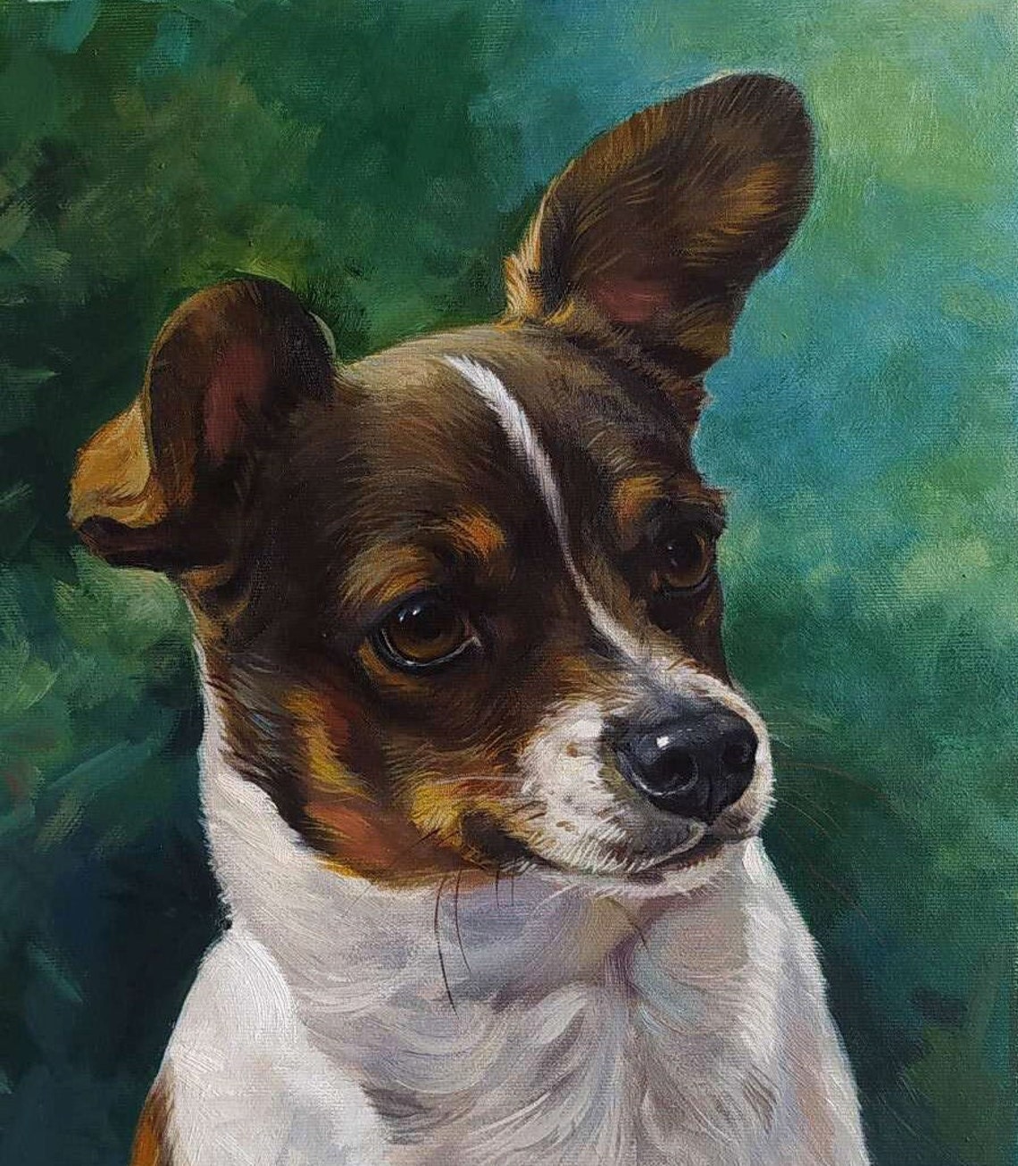 Original Oil Pet Portrait Painting Unique And Heartfelt Gift Custom Oil Pet Portrait Painting Dog Cat Or Horse