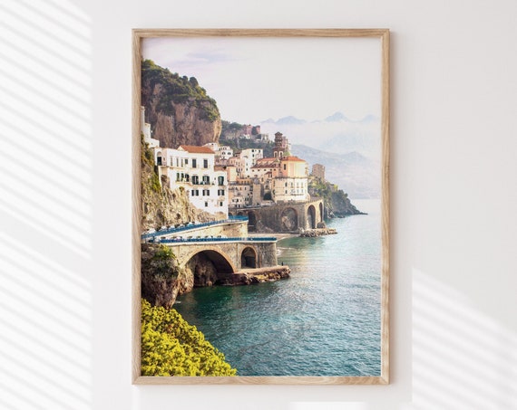 Amalfi Coast Italy Coastal Art Print