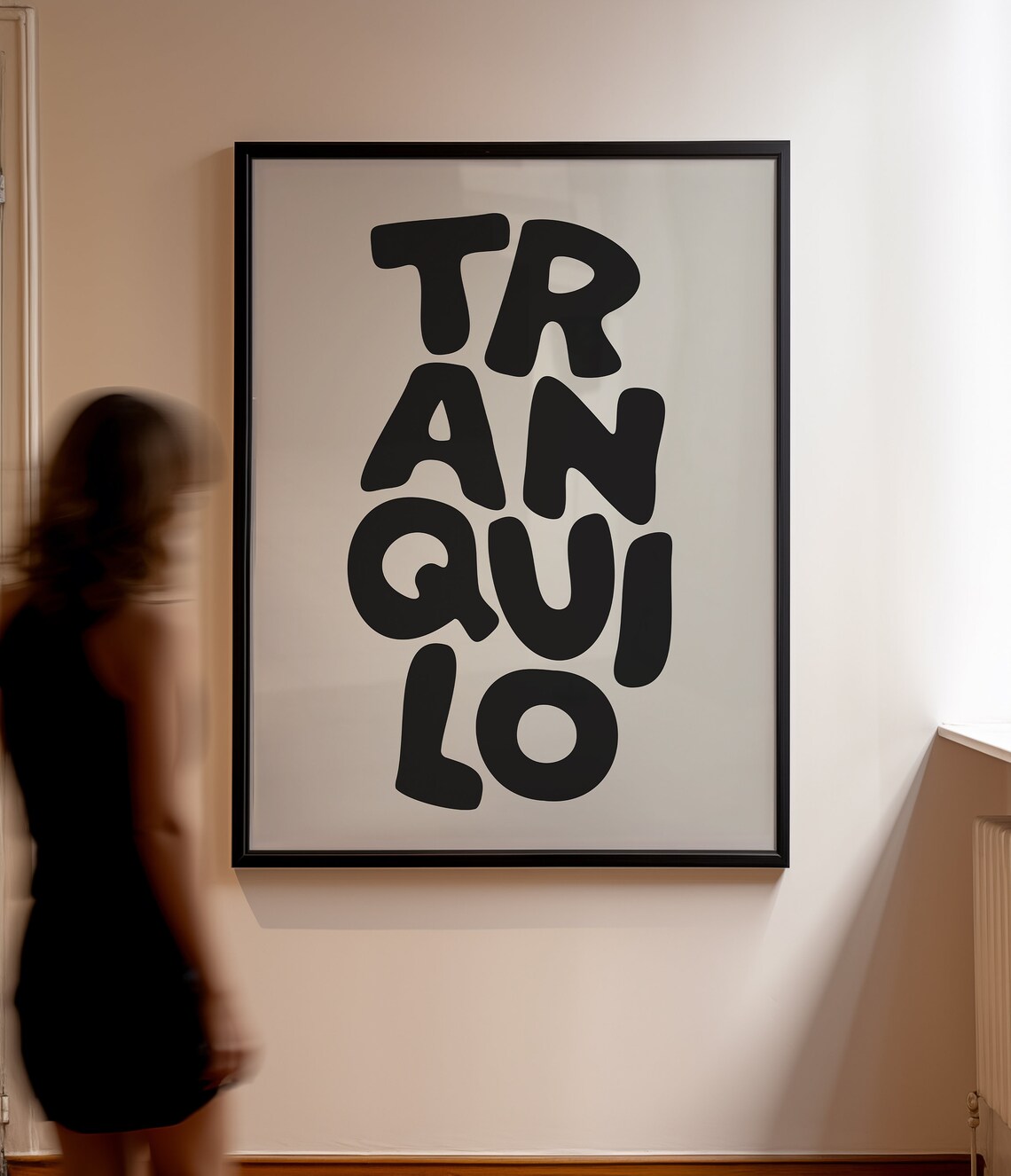 Tranquilo Inspirational Minimalist Poster, Dorm Decor - Image 3
