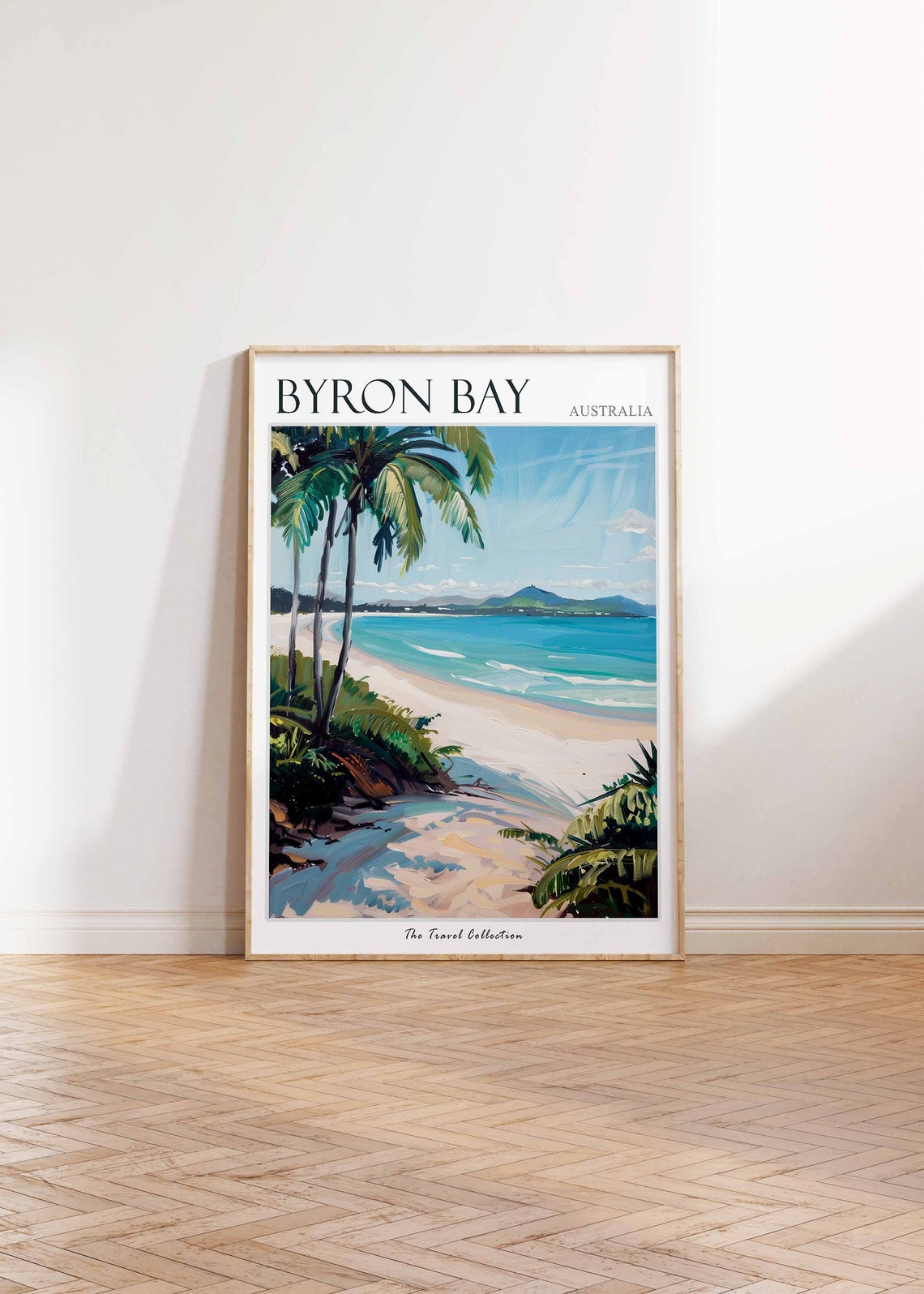 Byron Bay Australia Palm Beach Coastal Scene Travel Collection Poster - Image 2