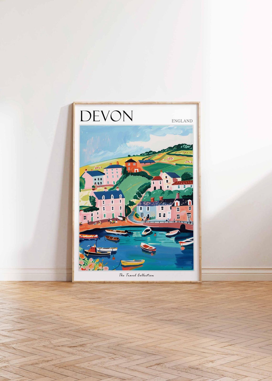 Devon Poster England Travel Print Devon Travel Art Devon Wall Art England Travel Devon Home Decor Devon Travel Gift - Image 2