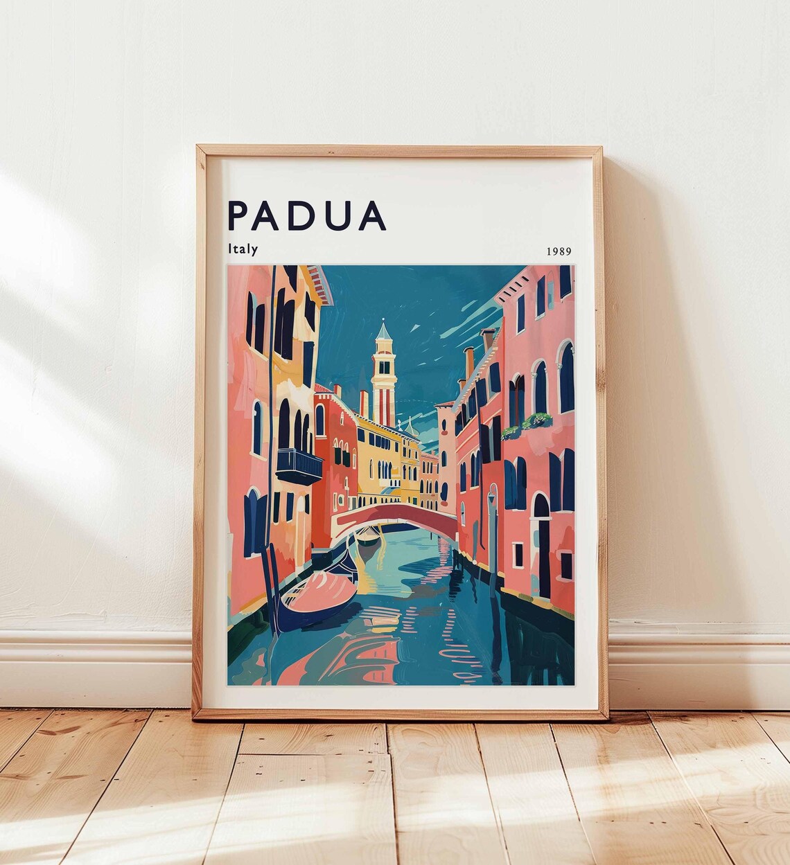 Padua Poster Italy Travel Print European Wall Art Venetian Decor Paduatravel Gift Cityscape Italyposter