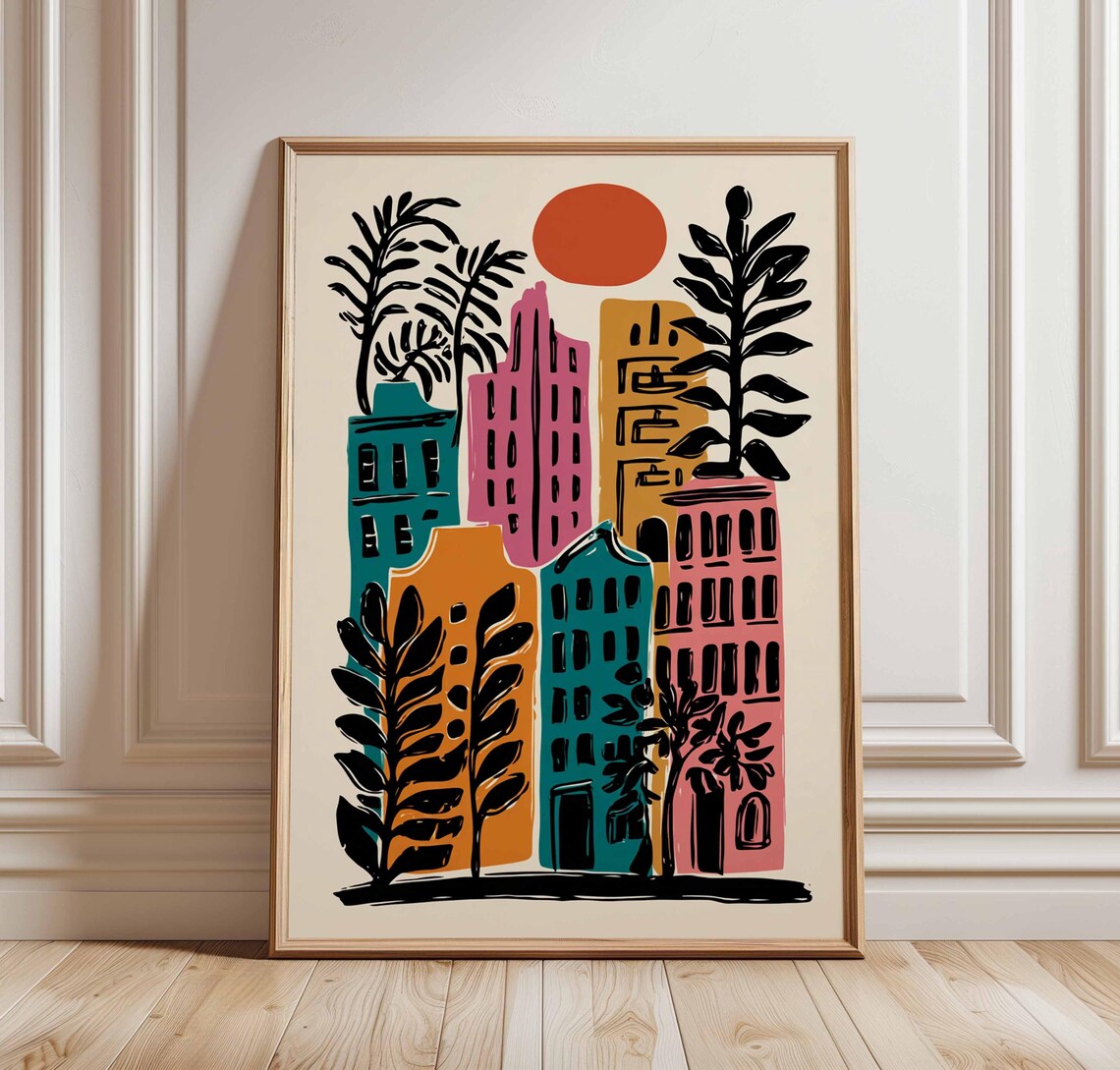Shoreditch London Travel Poster Urban Street Art Print