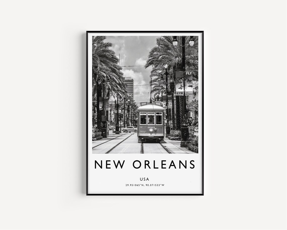 New Orleans Vintage Travel Poster, Travel Poster - Image 2