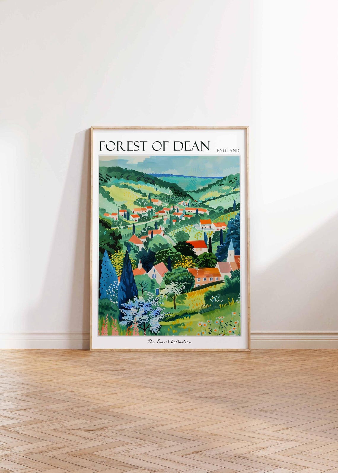 Forest Of Dean Poster England Travel Print Forest Of Dean Travel Art Forest Of Dean Wall Art England Travel Forest Of Dean Home Decor - Image 2