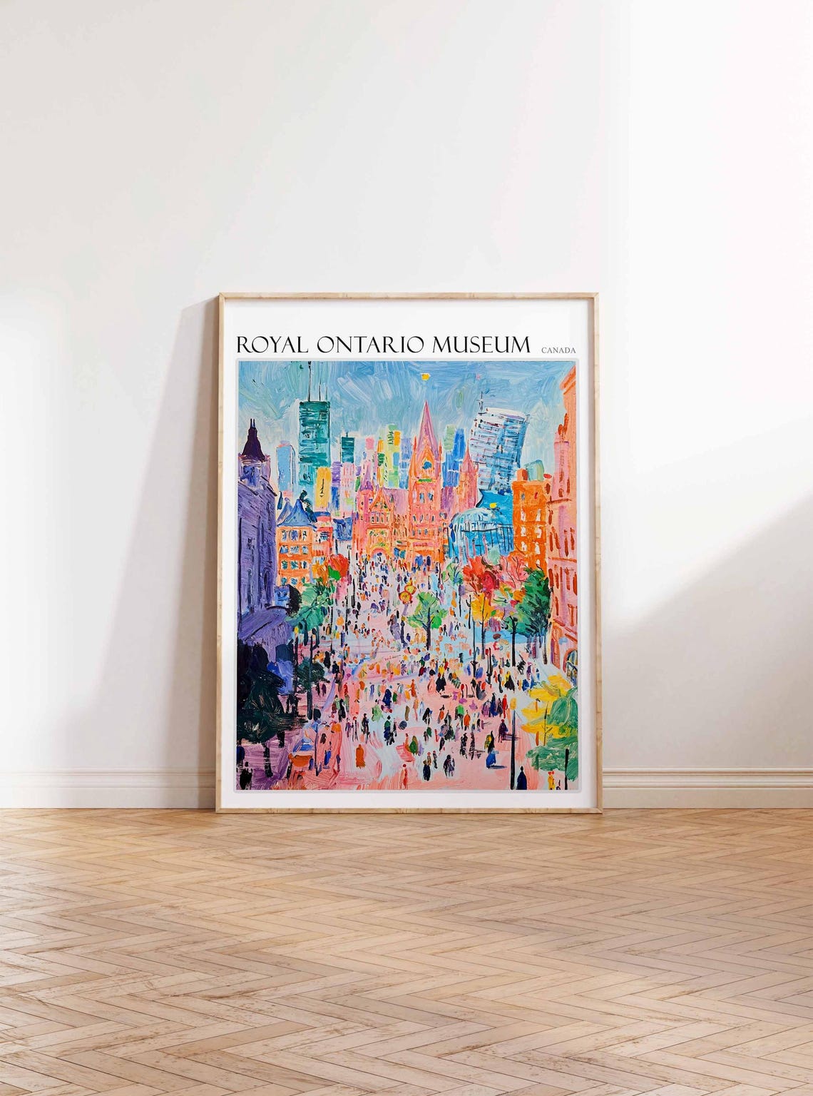 Royal Ontario Museum Poster Royal Ontario Museum Art Canadian Travel Print Canada Travel Art Botanical Decor Floral Art Canada Gift - Image 2