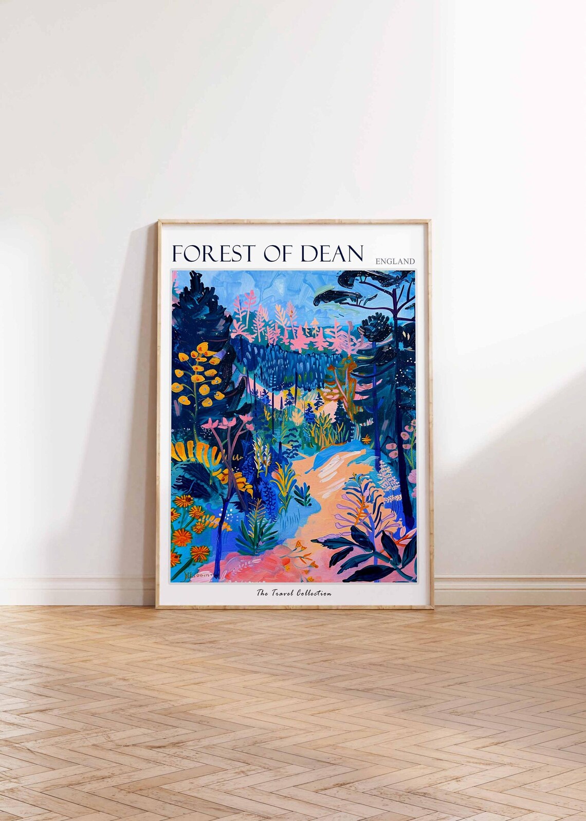 Forest Of Dean Travel Print, England Nature Art - Image 2