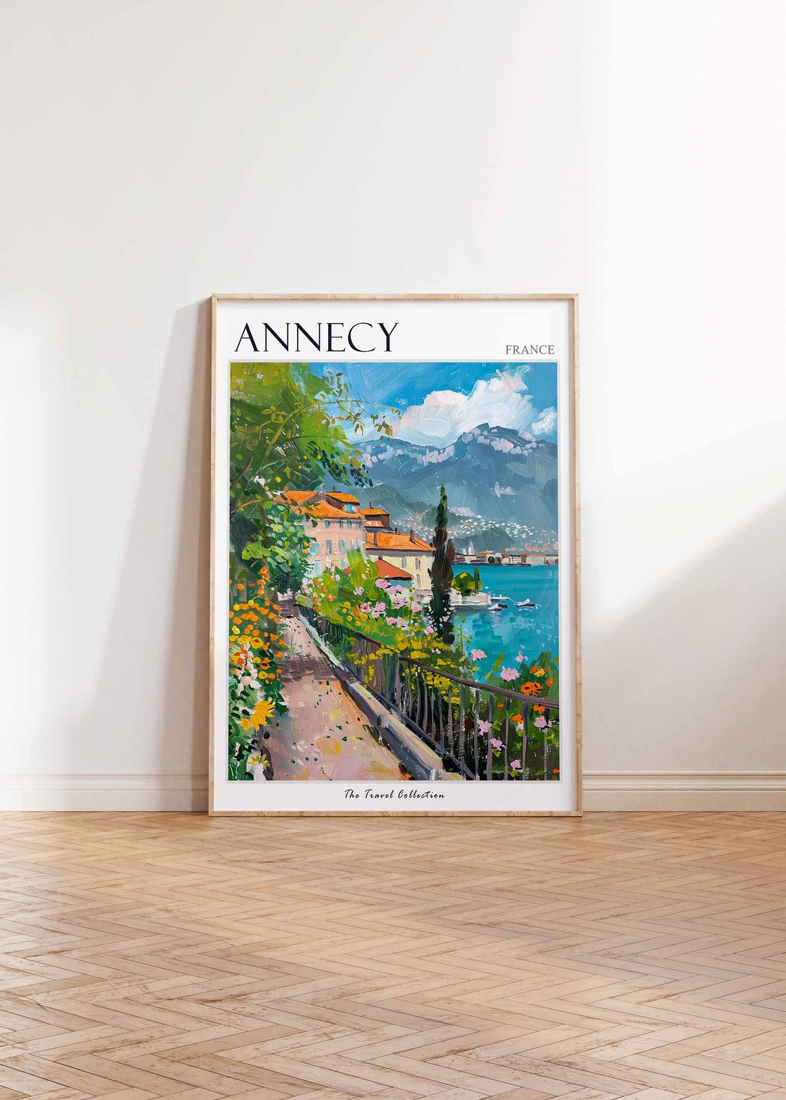 Annecy Poster France Travel Print French Decor Europe Travel Poster Annecy Wall Art European Decor Annecy Gift Annecy Travel Poster - Image 2
