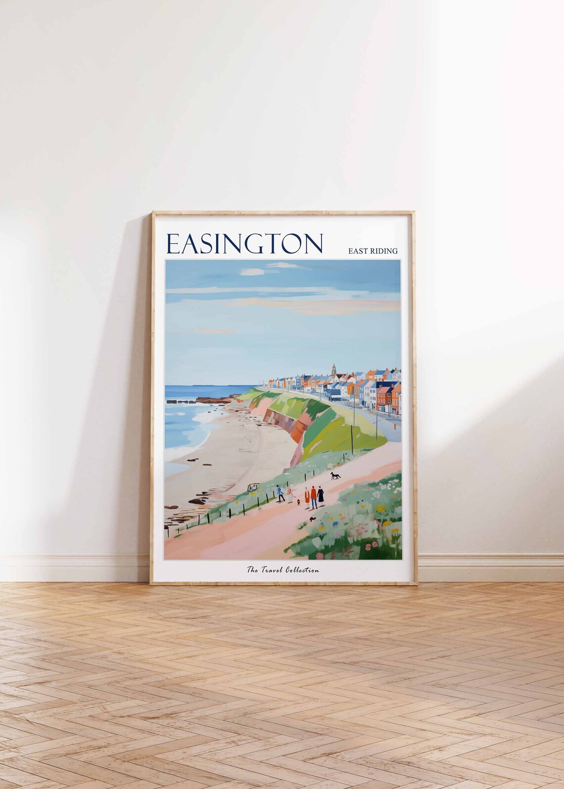 Easington Poster Easington Travel Print East Riding Travel Poster British Decor Tropical Decor Sea Print Easington Gift - Image 2