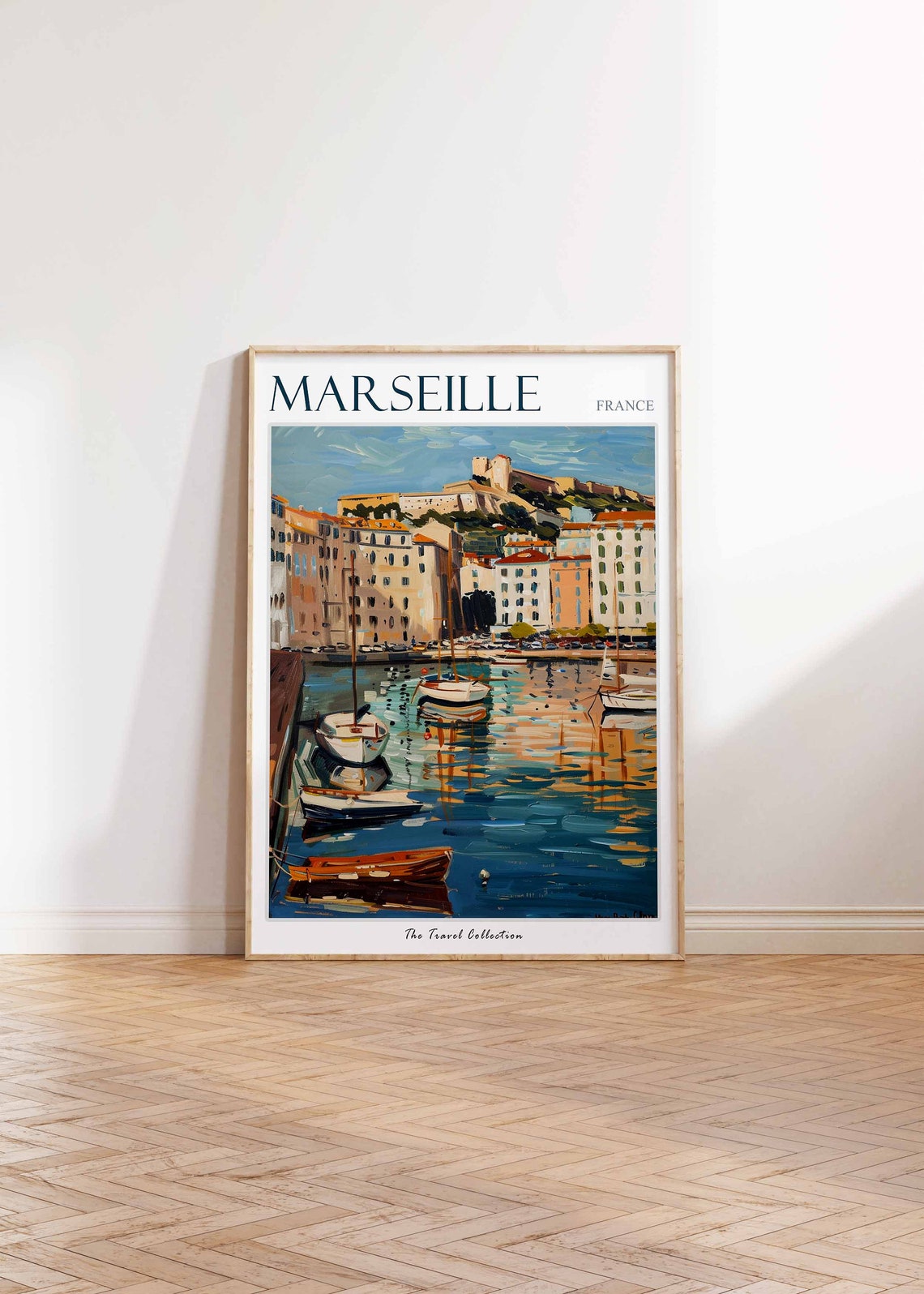 Marseille Poster Marseille Travel Print Tropical Decor City Wall Art French Decor France Travel Print Marseille Gift - Image 2