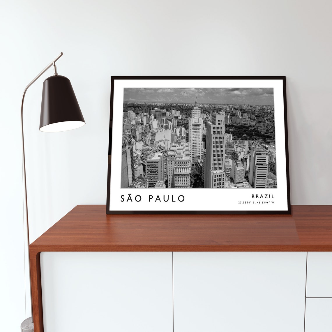 Sao Paulo Poster Sao Paulo Print Brazil Travel Poster Travel Art Travel Decor Black And White Photographic Art - Image 3