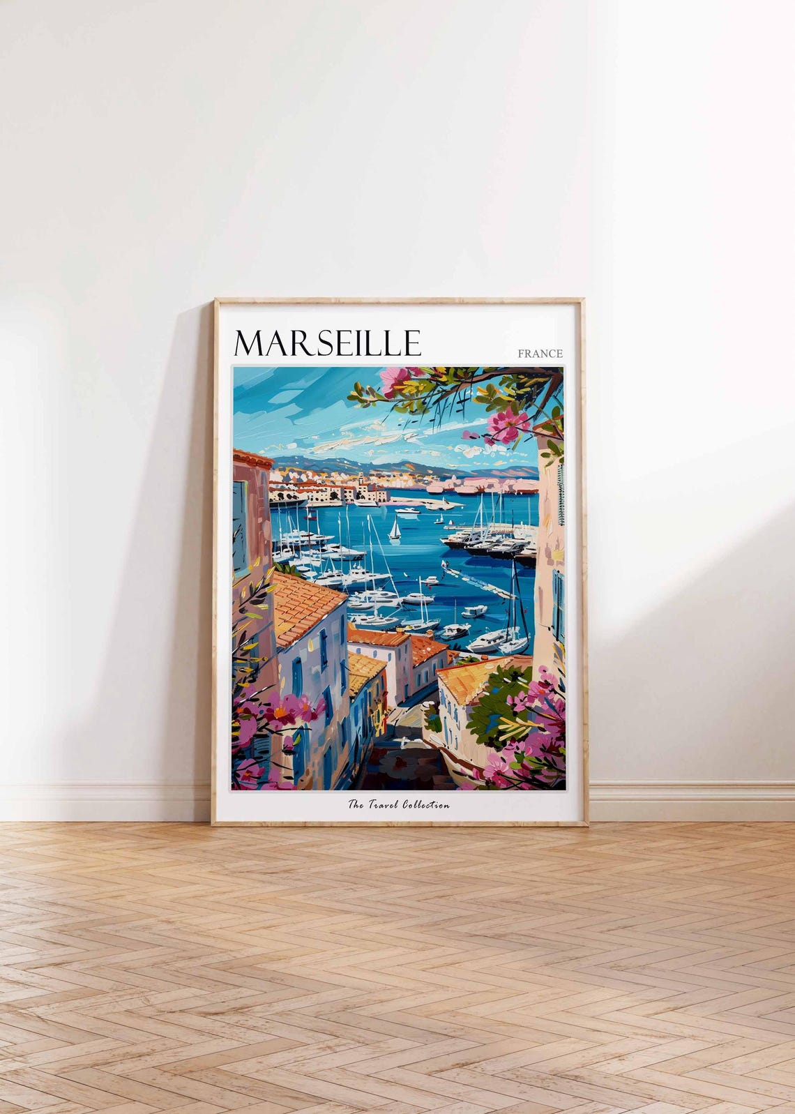 Marseille Poster France Travel Print French Decor Europe Travel Poster European Wall Art Marseille Gift Marseille Travel Poster - Image 2