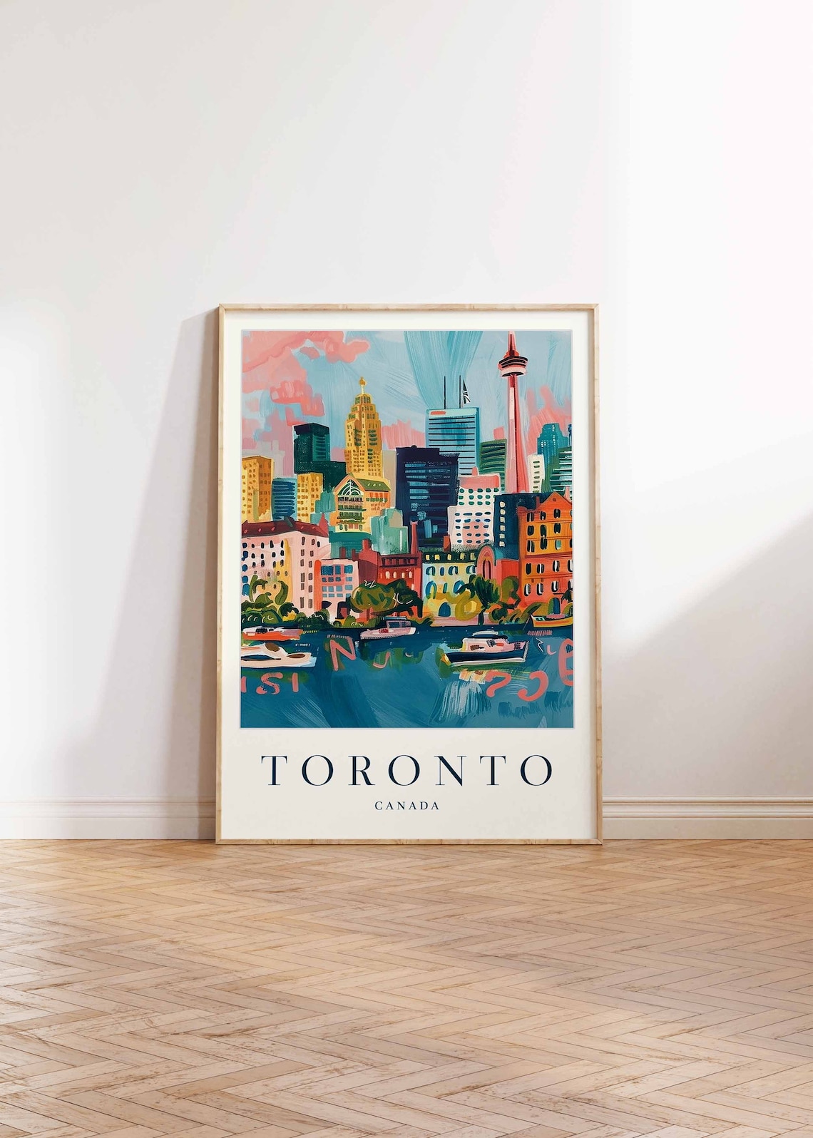 Toronto Travel Poster, Canadian City Wall Art - Image 2