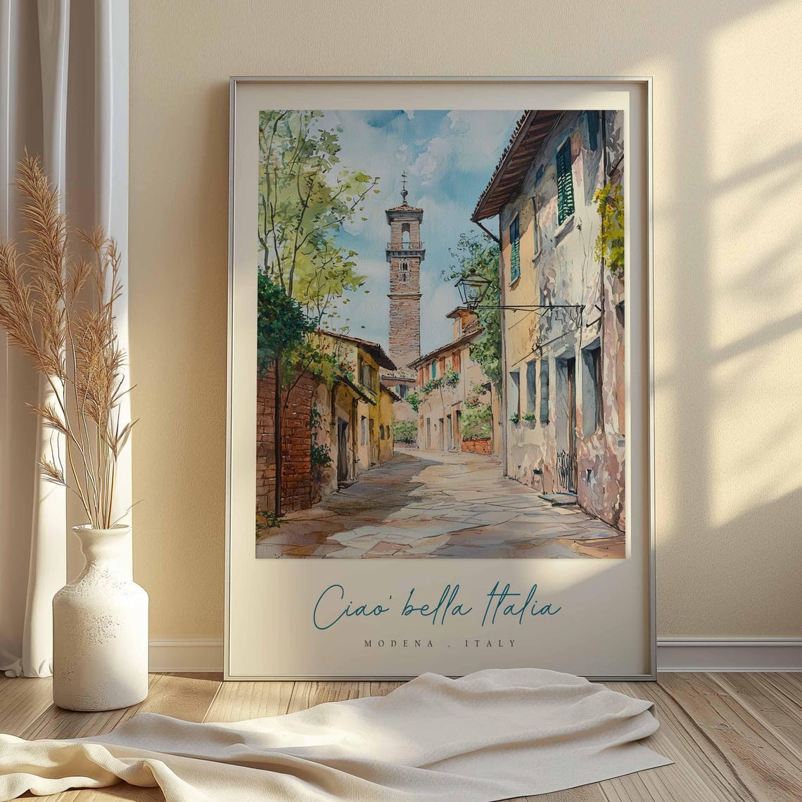 Modena Poster Italian Travel Print Modena Travel Art Modena Wall Art Italy Art Italy Travel Decor Italian Travel Gift - Image 2