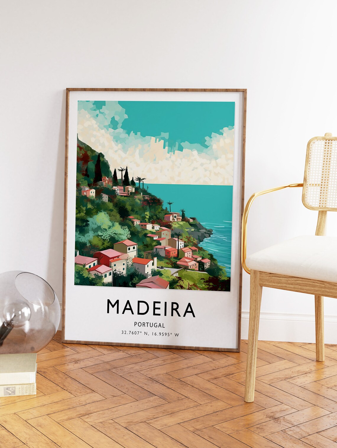 Madeira Travel Poster, Portugal Place Print - Image 2