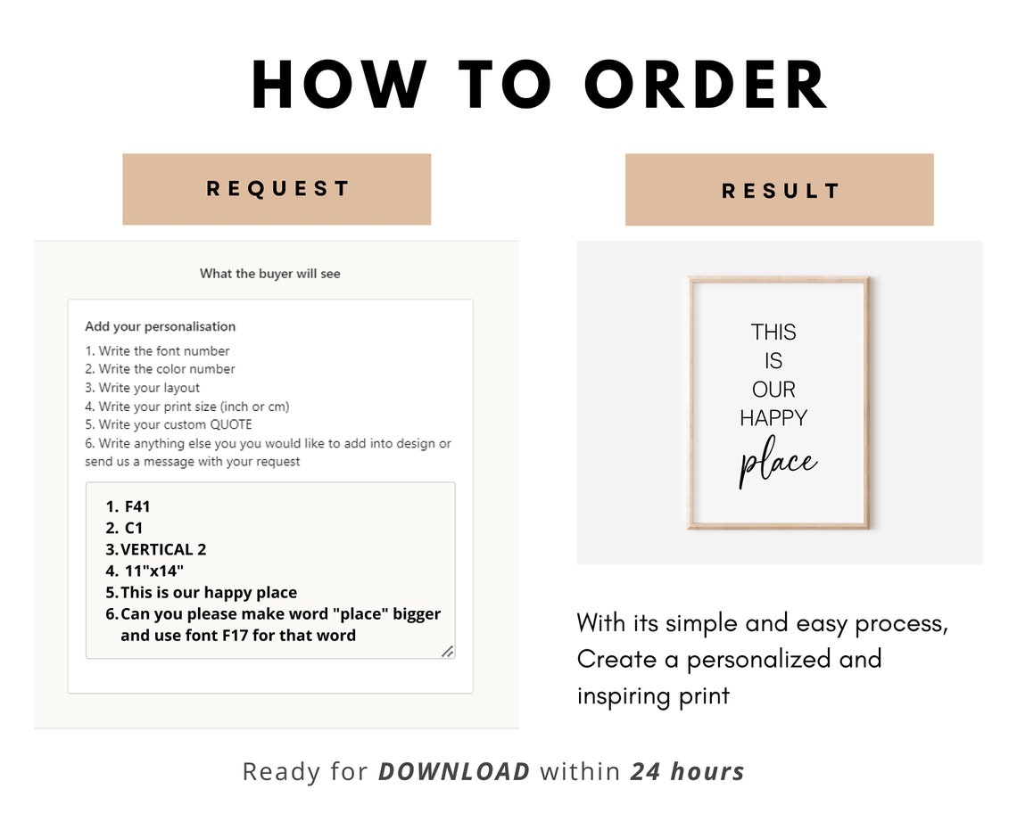Custom Quote Print Custom Poster Print Custom Quote Sign Personalised Quote Print Custom Print Wall Art - Image 6