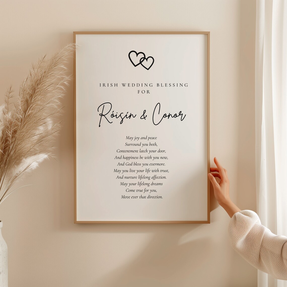 Irish Wedding Blessing Personalized Marriage Gift Print - Image 5