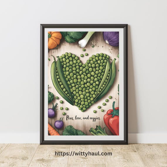 Kitchen Art Prints Dining Room Art Prints Vegan Wall Art Decor Vegan Prints Vegetarian Gift Ideas Funny Vegan Art Vegan Gift