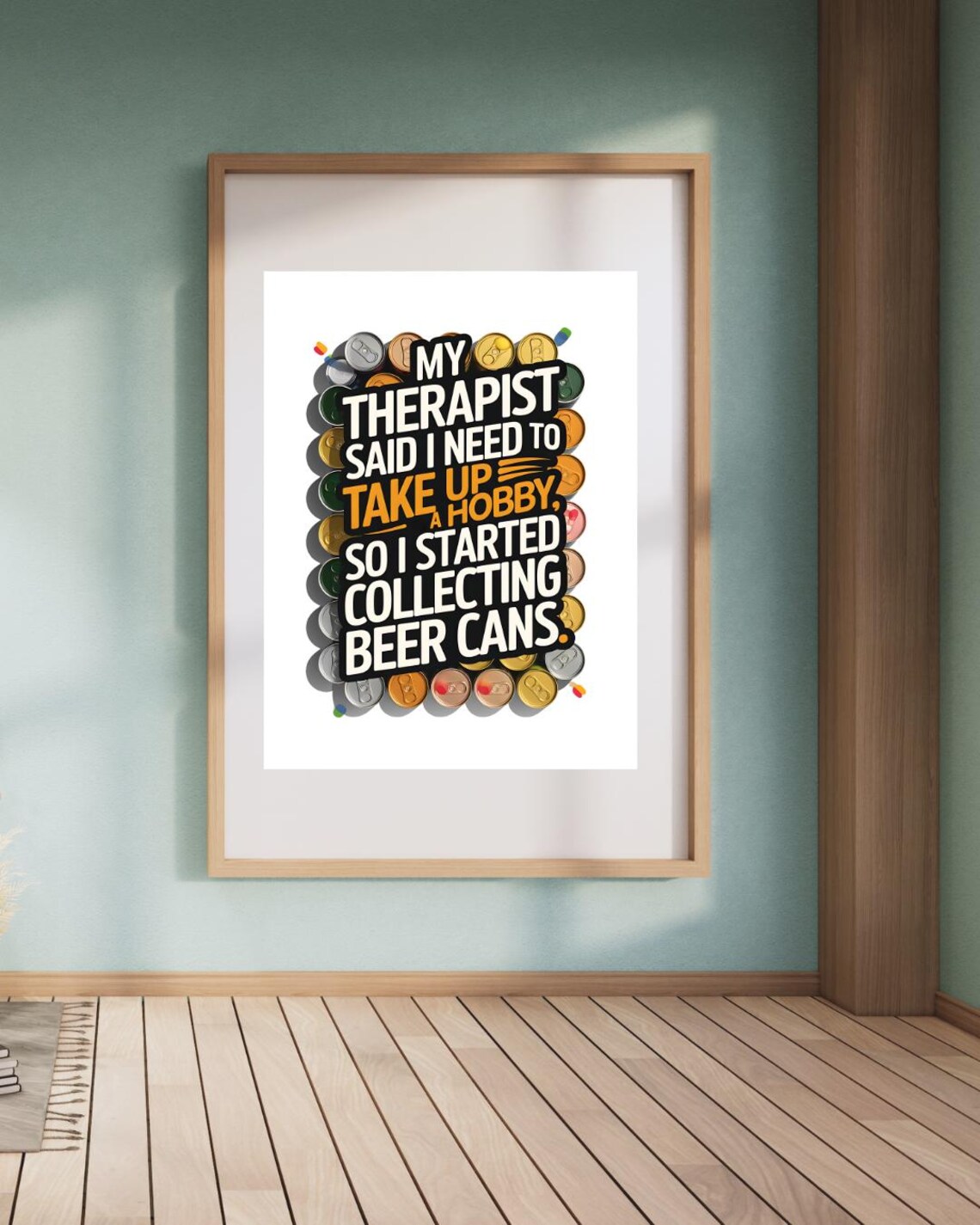 Beer Wall Art, Funny Beer Humor Poster Print - Image 2