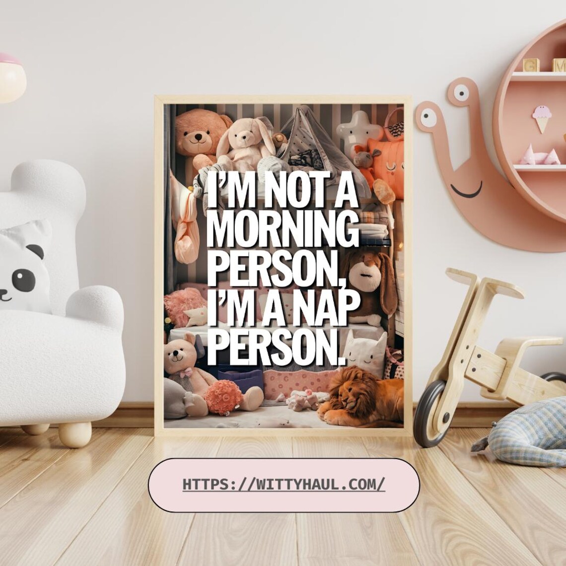 Baby Nursery Wall Art, Humorous New Parent Gift - Image 6