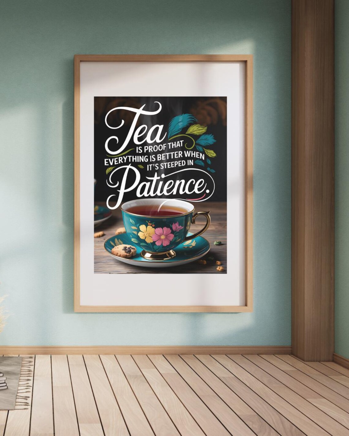 Tea Humor Wall Art Print, Tea Lover Gift - Image 2