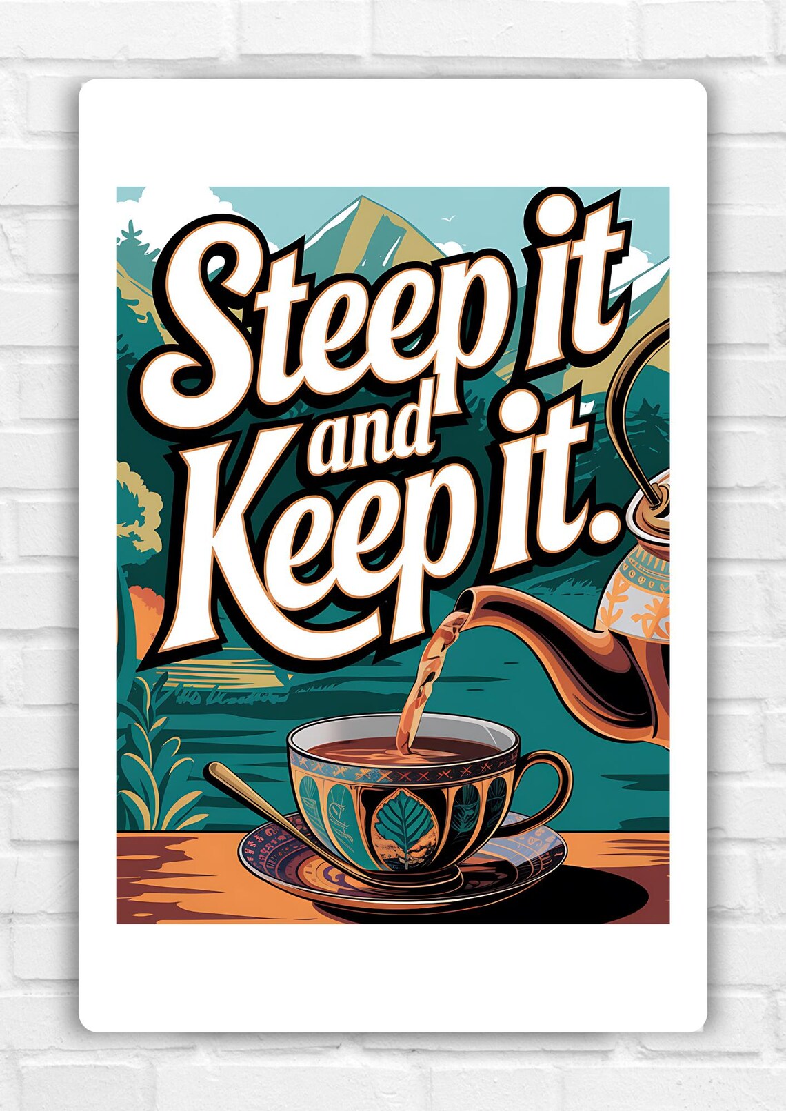Tea Humour Art Print, Funny Tea Jokes - Image 4