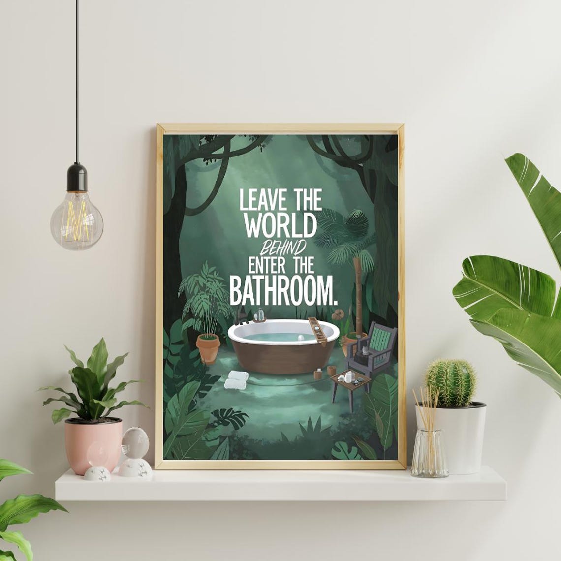 Funny Toilet Bathroom Decor Art Print - Image 2