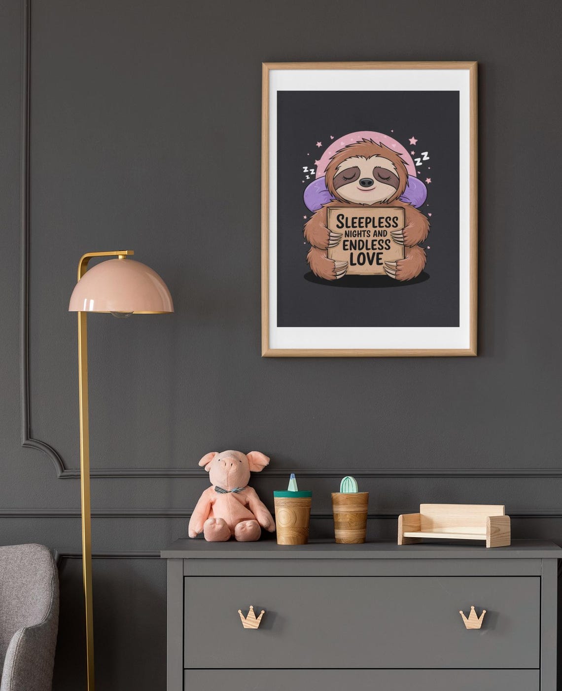 Baby Nursery Wall Art Funny Room Decor Cute Prints New Parent Gifts Funny Nursery Artwork Baby Shower Gifts Kids Room Wall Art - Image 5