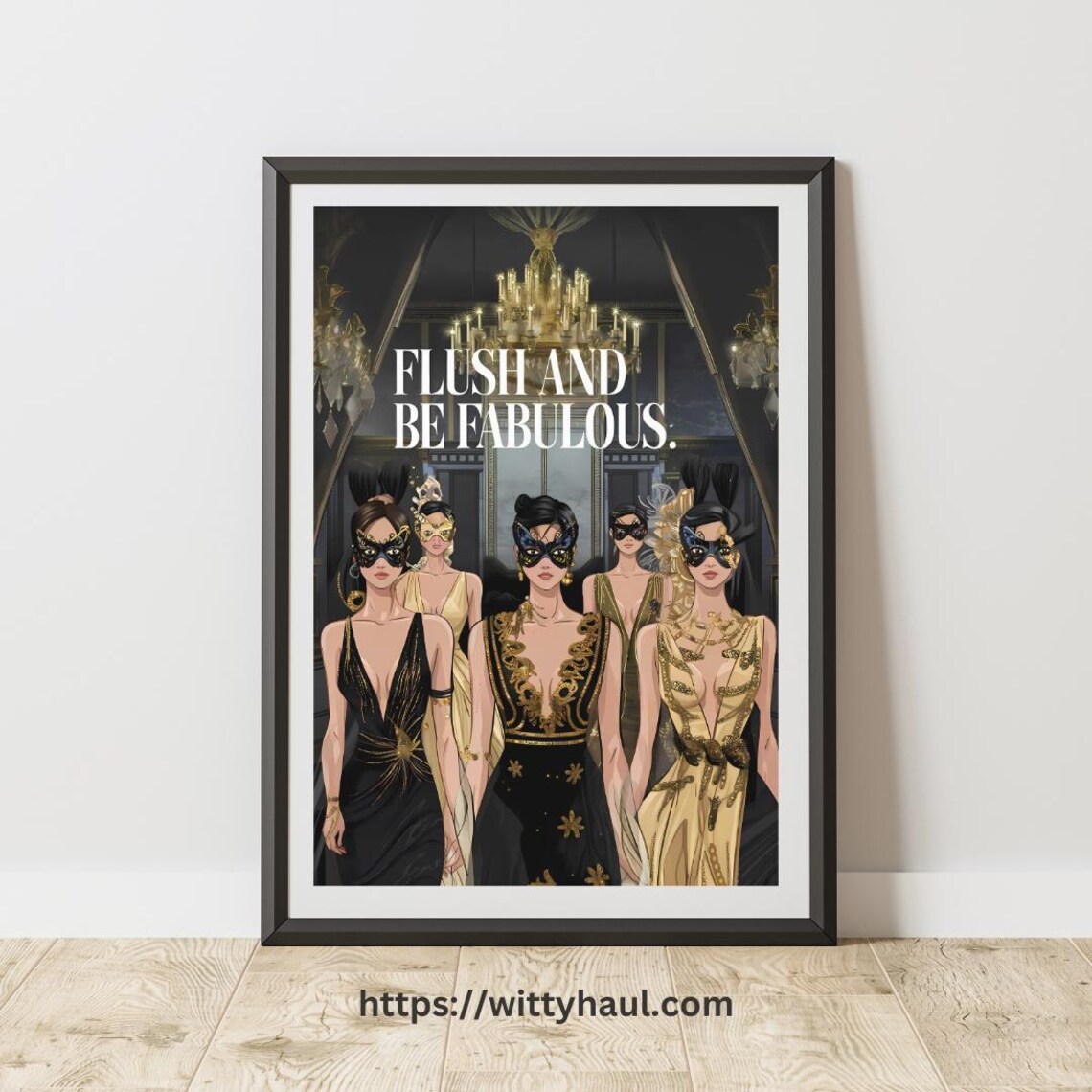 Funny Toilet Bathroom Decor, Wall Art Print